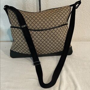Gucci Canvas Messenger Bag Crossbody Bag